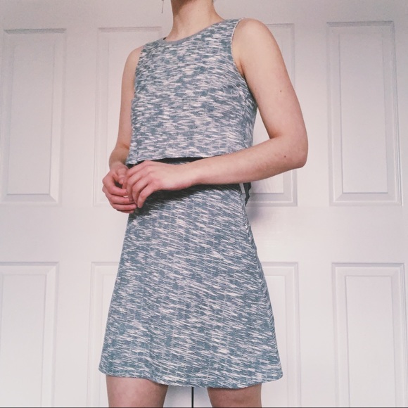 TopShop Open Back Layered Mini-dress - Picture 3 of 5